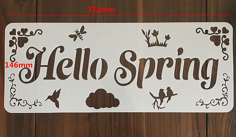 23 in 1 Kaart DIY Album Masking Spray Geschilderd Template Tekening Stencils Schilderen Scrapbooking Card Home Feest