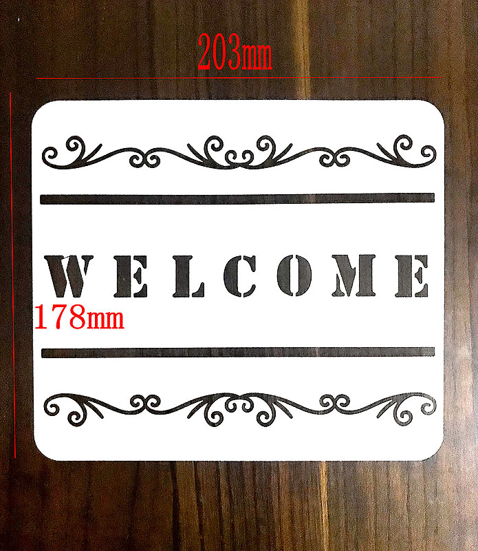23 in 1 Kaart DIY Album Masking Spray Geschilderd Template Tekening Stencils Schilderen Scrapbooking Card Home Feest