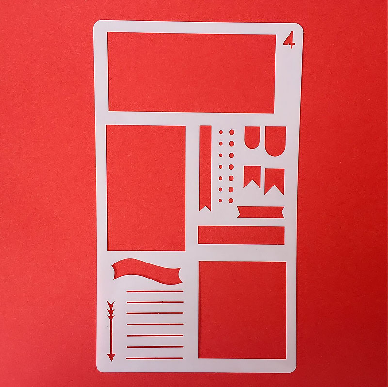 30 in 1 Kaart DIY Album Masking Spray Geschilderd Template Tekening Stencils Schilderen Scrapbooking Card 