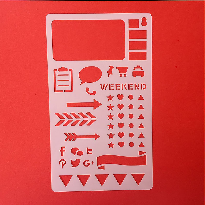 30 in 1 Kaart DIY Album Masking Spray Geschilderd Template Tekening Stencils Schilderen Scrapbooking Card 
