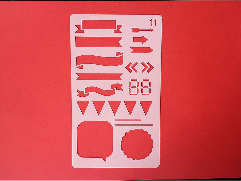 30 in 1 Kaart DIY Album Masking Spray Geschilderd Template Tekening Stencils Schilderen Scrapbooking Card 