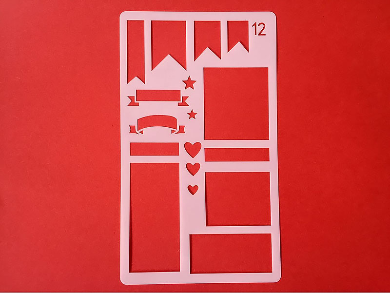 30 in 1 Kaart DIY Album Masking Spray Geschilderd Template Tekening Stencils Schilderen Scrapbooking Card 