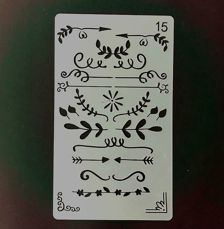 30 in 1 Kaart DIY Album Masking Spray Geschilderd Template Tekening Stencils Schilderen Scrapbooking Card 