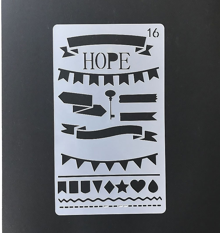 30 in 1 Kaart DIY Album Masking Spray Geschilderd Template Tekening Stencils Schilderen Scrapbooking Card 