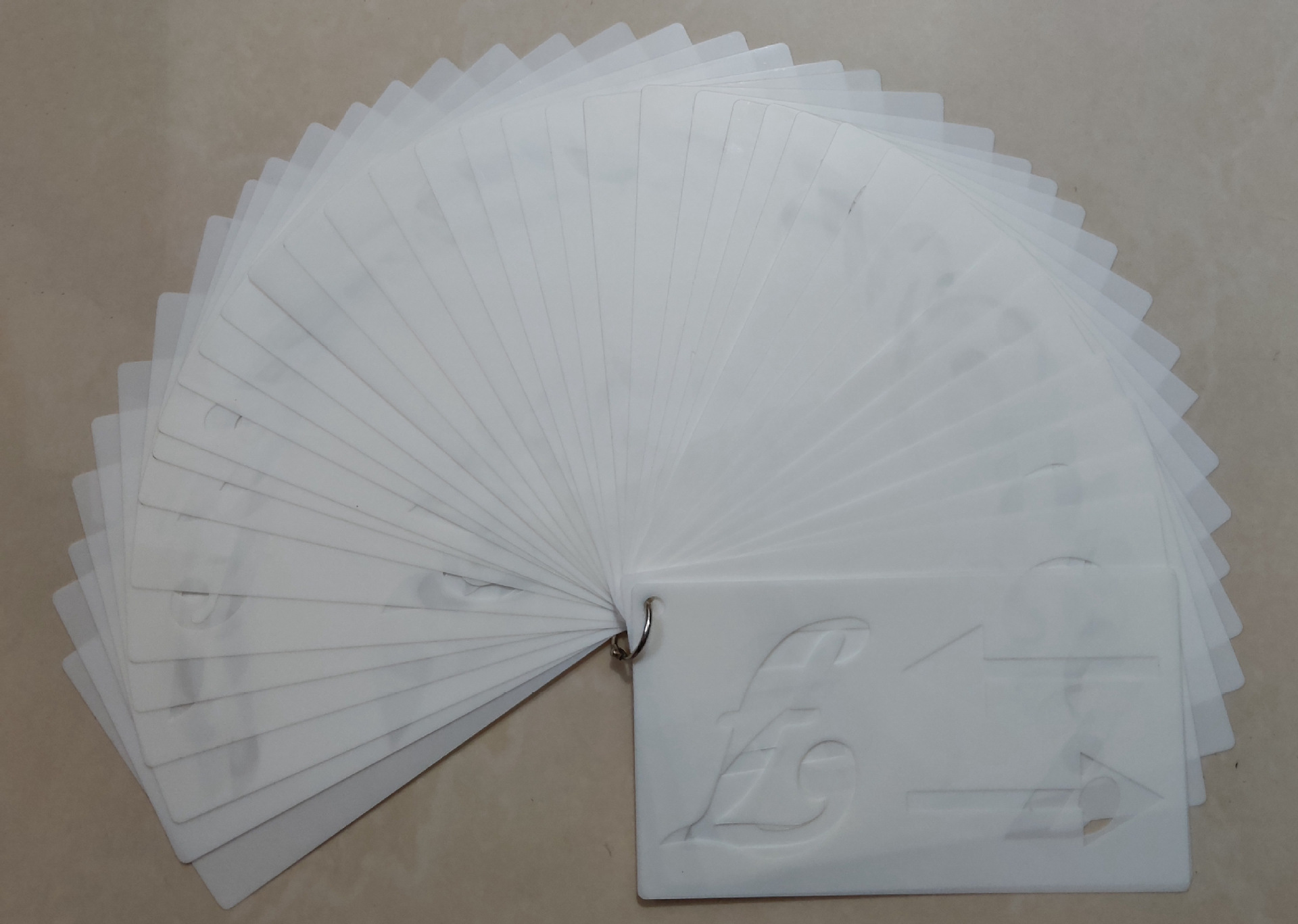 40 in 1 Kaart DIY Album Masking Spray Geschilderd Template Tekening Stencils Schilderen Scrapbooking Card Alfabet
