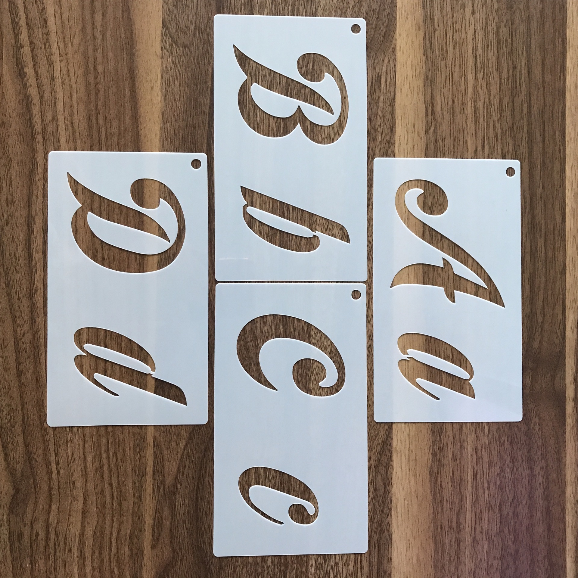40 in 1 Kaart DIY Album Masking Spray Geschilderd Template Tekening Stencils Schilderen Scrapbooking Card Alfabet