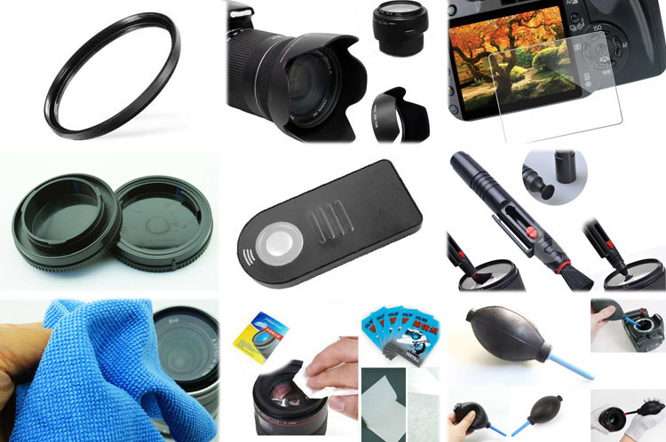 10 in 1 accessories kit voor Nikon D5500/D7500 + AF-P 18-55mm VR