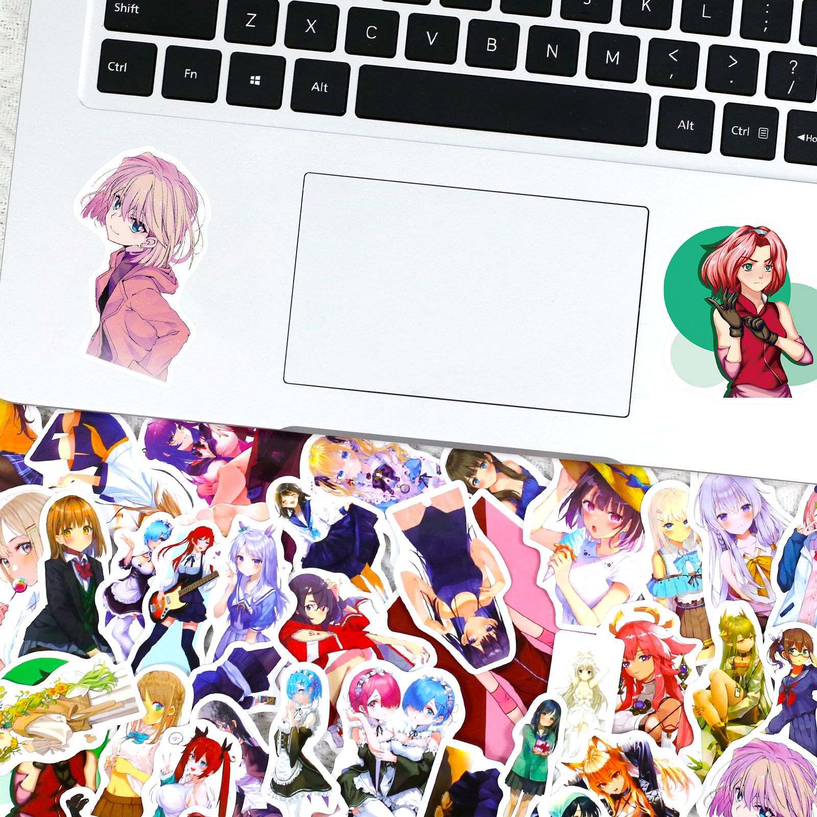 50 stuk japanse anime schoonheid Cartoon stickers voor kinderen en volwassenen Beloningsstickers Journal Laptop Telefoon Stickers