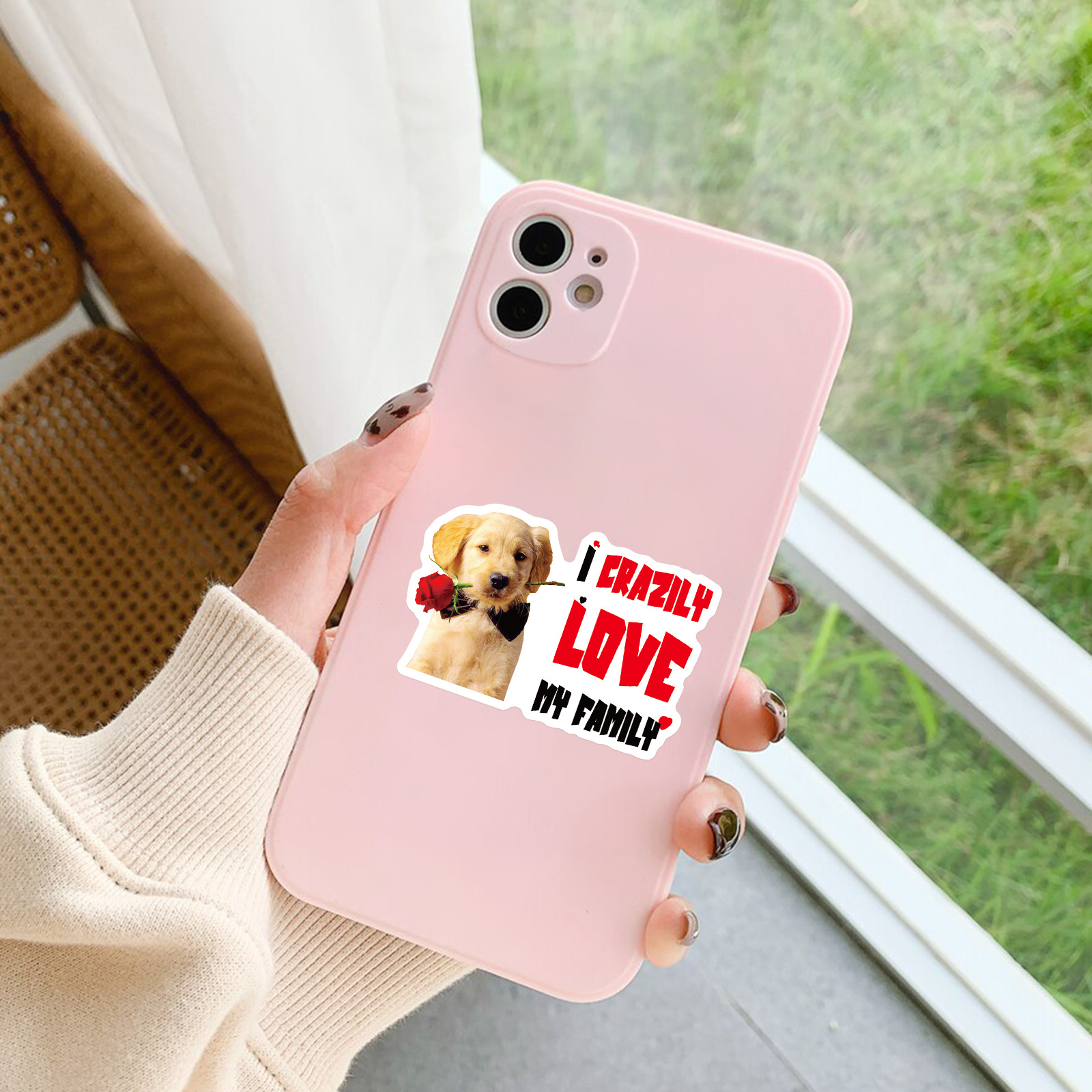 50 stuk schattige puppy dog hond Cartoon stickers voor kinderen en volwassenen Beloningsstickers Journal Laptop Telefoon Stickers