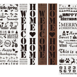 23 in 1 Kaart DIY Album Masking Spray Geschilderd Template Tekening Stencils Schilderen Scrapbooking Card Home Feest