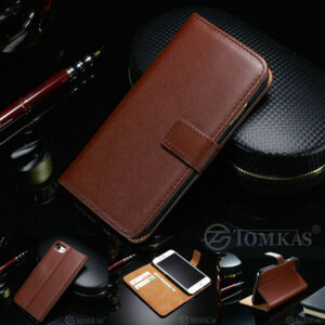 iphone 7 Luxe Leather Case Hoes Cover Hoesje Bruin