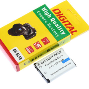 Camera Batterij Accu EN-EL19 1200mAh voor Nikon Coolpix