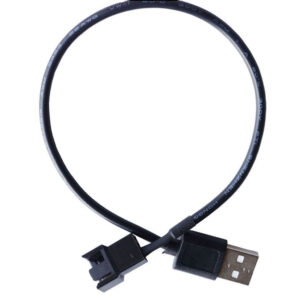4Pin PWM Uitbreiding Computer Case Fan Power Mouwen Naar USB Kabel 30cm Computer case Mining Rig