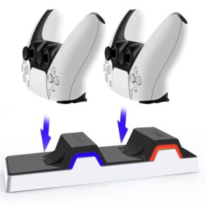 Dual Fast Charger voor Sony PS5 Controller Joystick Gamepad USB 3.1 Type-C Dock Station opladen TP5-0504