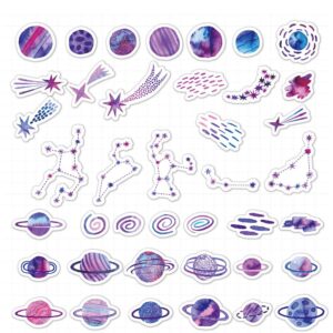 40 stuk aquarel schilderen ster Cartoon stickers voor kinderen en volwassenen Beloningsstickers Journal Laptop Telefoon Stickers