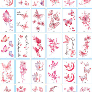 30 stuk Tattoo Sticker Gezicht Hand Mooie Body Art Nep Tatoo Tijdelijke Waterdichte Taty model X