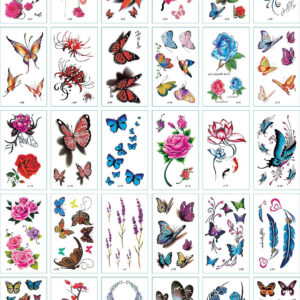 30 stuk Tattoo Sticker Gezicht Hand Mooie Body Art Nep Tatoo Tijdelijke Waterdichte Taty model J