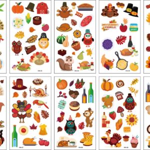 10 stuk Tattoo Sticker Gezicht Hand Cartoon Nep Tatoo Tijdelijke Waterdichte Taty model KN Thanksgiving Day