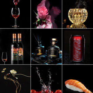 Fotografie Achtergrond Stroomden Effen Kleur Licht Absorberende Screen Doek Voor Foto Studio 2*3M zwart