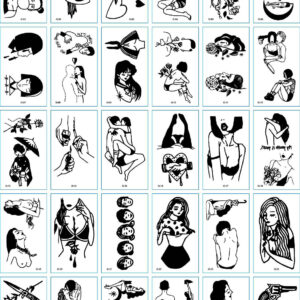 30 stuk Tattoo Sticker Gezicht Hand Mooie Body Art Nep Tatoo Tijdelijke Waterdichte Taty model O