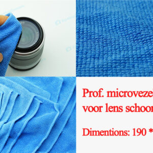 1 stuk Prof. microvezel katoen voor lens schoonmaken