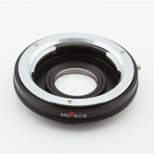 Adapter MD-EOS met glas voor Minolta MD Lens - Canon EOS Camera