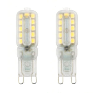 2 stuk G9 5W 220V 22 Bulb Transparent Koud witte LED Lamp ​capsule