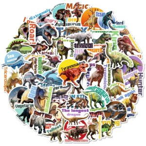 50 stuk dinosaurus jurassic park Cartoon stickers voor kinderen en volwassenen Beloningsstickers Journal Laptop Telefoon Stickers