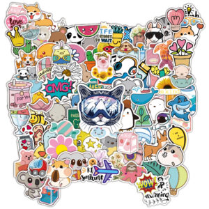 100 stuk A036 vakantie holiday Cartoon stickers voor kinderen en volwassenen Beloningsstickers Journal Laptop Telefoon Stickers