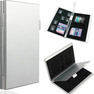 Geheugenkaart opbergdoos beschermer 3SD + 12 Micro TF