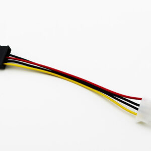 4-Pin ATX Molex vrouwelijk naar 15-Pin SATA vrouwelijk Power stroom kabel