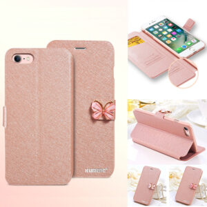 iphone 7 plus Luxe Case Hoes Cover Hoesje zijde Rosegoud